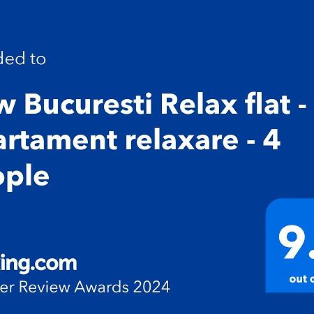 New Bucuresti Relax Flat - Apartament Relaxare - 4 People Apartment Ngoại thất bức ảnh